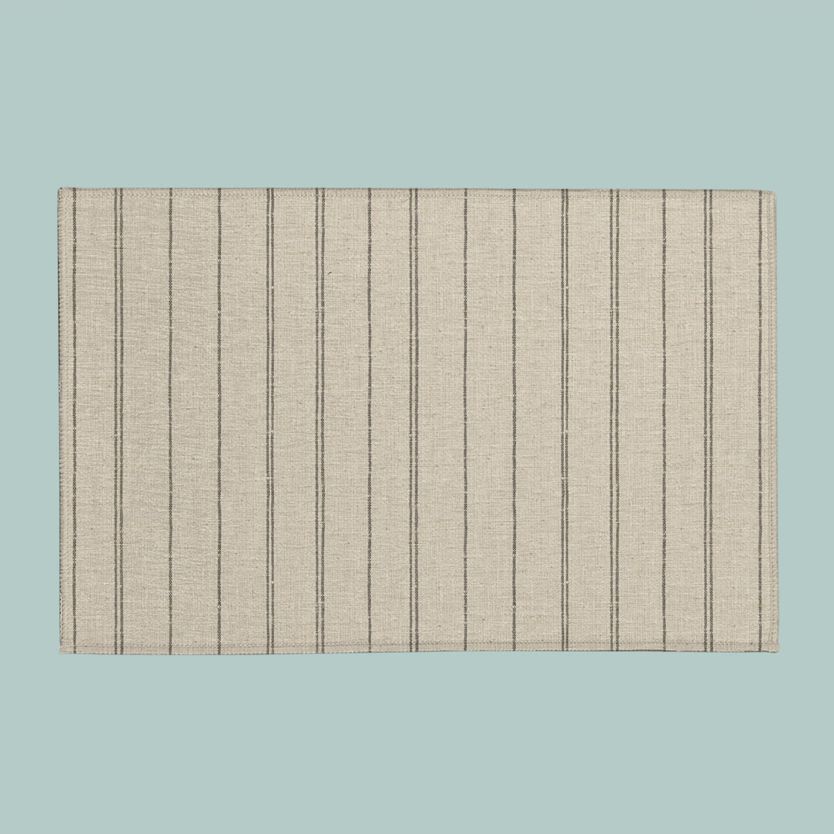 Clara Stripe Pet Feeding Mat - Oatmeal - full