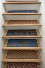 Boho Stair Treads - Custom Stair Rugs | Non Slip Carpet Mats, Mix & Match - MissionMae