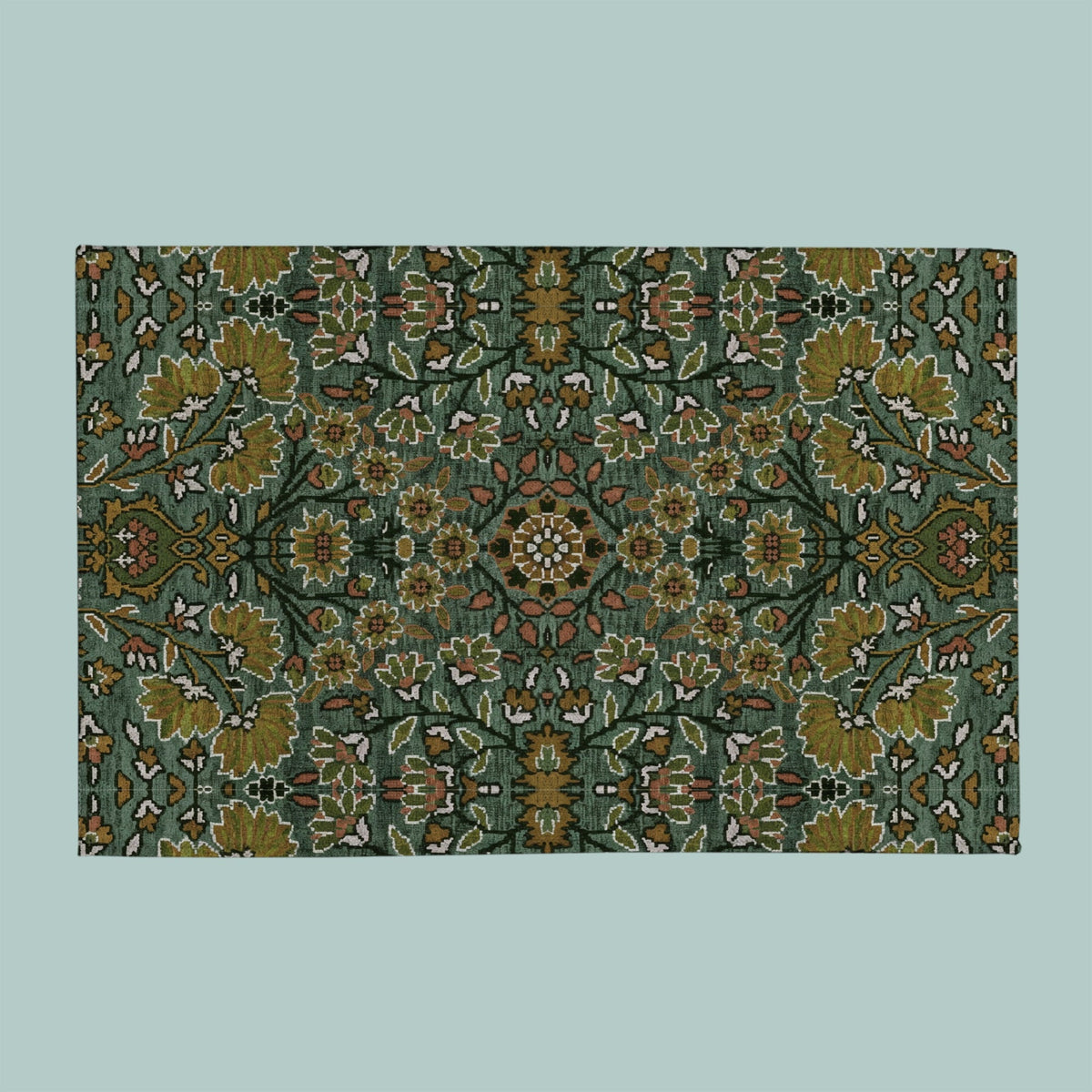 Irene Pet Feeding Mat – Sage Persian - MissionMae