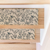 Non Slip Stair Tread Mat, Neutral Washable Low Profile Woven Surface - MissionMae