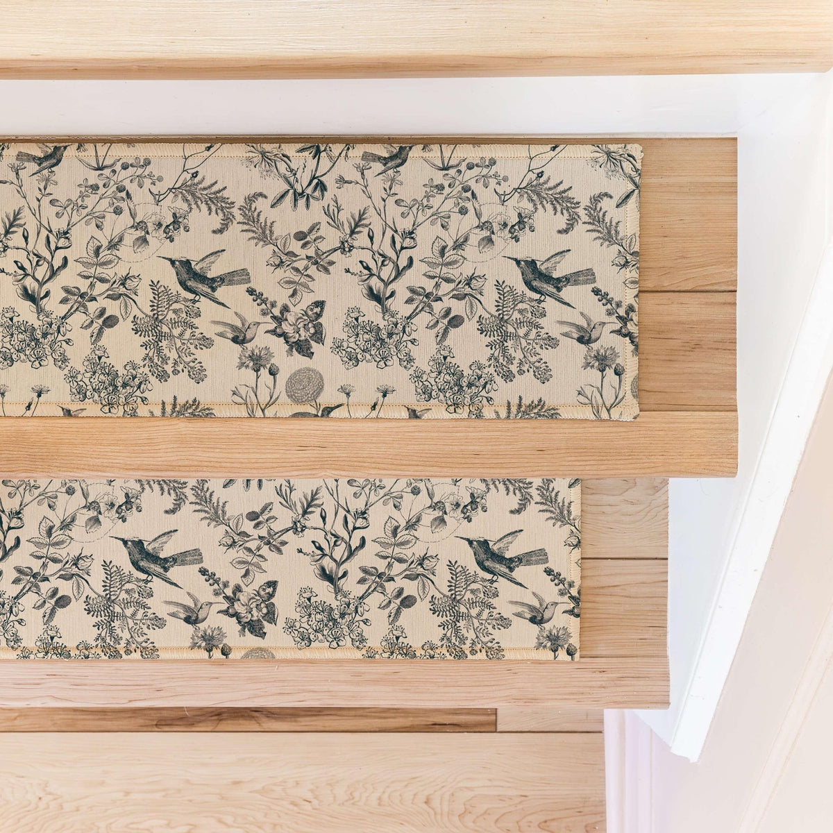 Ivory toile non slip stair treads by MissionMae – photo 2