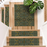 Non Slip Stair Treads - Custom Low Profile Carpet Style Stair Tread Mats - MissionMae