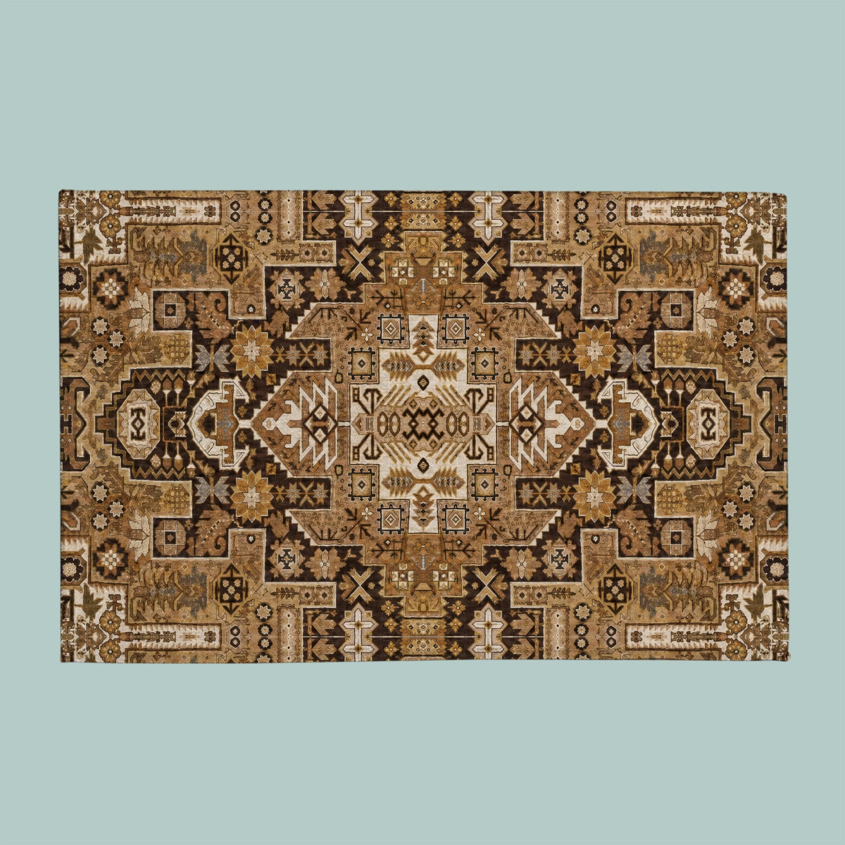 Ophelia Pet Feeding Mat – Caramel Persian - MissionMae