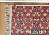 Personalized Dog Bowl Mat | Nonslip, Machine Washable Feeding Station with Fringe - MissionMae