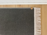 Pet Bowl Mat - Nonslip, Machine Washable Rug Style Feeding Mat with Fringe - MissionMae