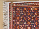 Pet Bowl Mat - Nonslip Rug Style Mat with Fringe | Machine Washable, Absorbent - MissionMae