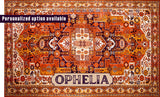 Pet Bowl Mat – Personalized Boho Feeding Mat | Nonslip, Machine Washable Rug - MissionMae