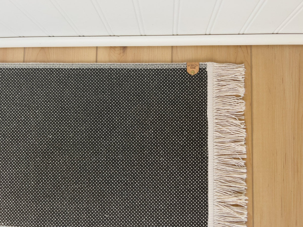 Personalized Dog Bowl Mat Fringe, Nonslip, Machine Washable - Stella - MissionMae
