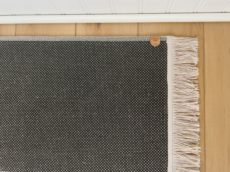 Pet Bowl Mat with Fringe - Nonslip - Machine Washable - Flora - MissionMae