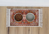 Pet Bowl Mat with Fringe - Ophelia - MissionMae